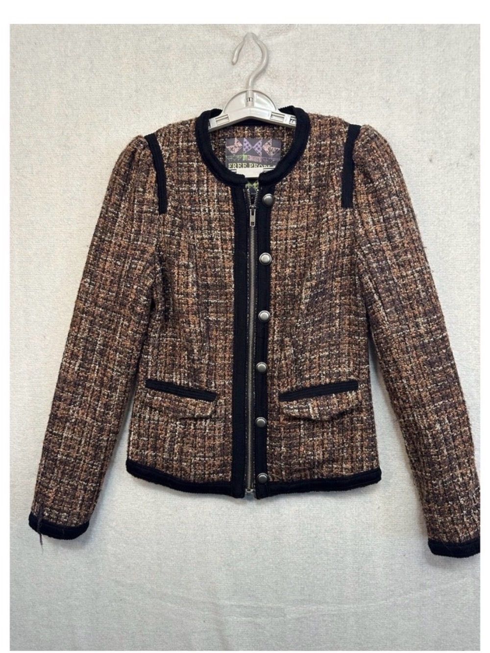 Free people tweed jacket